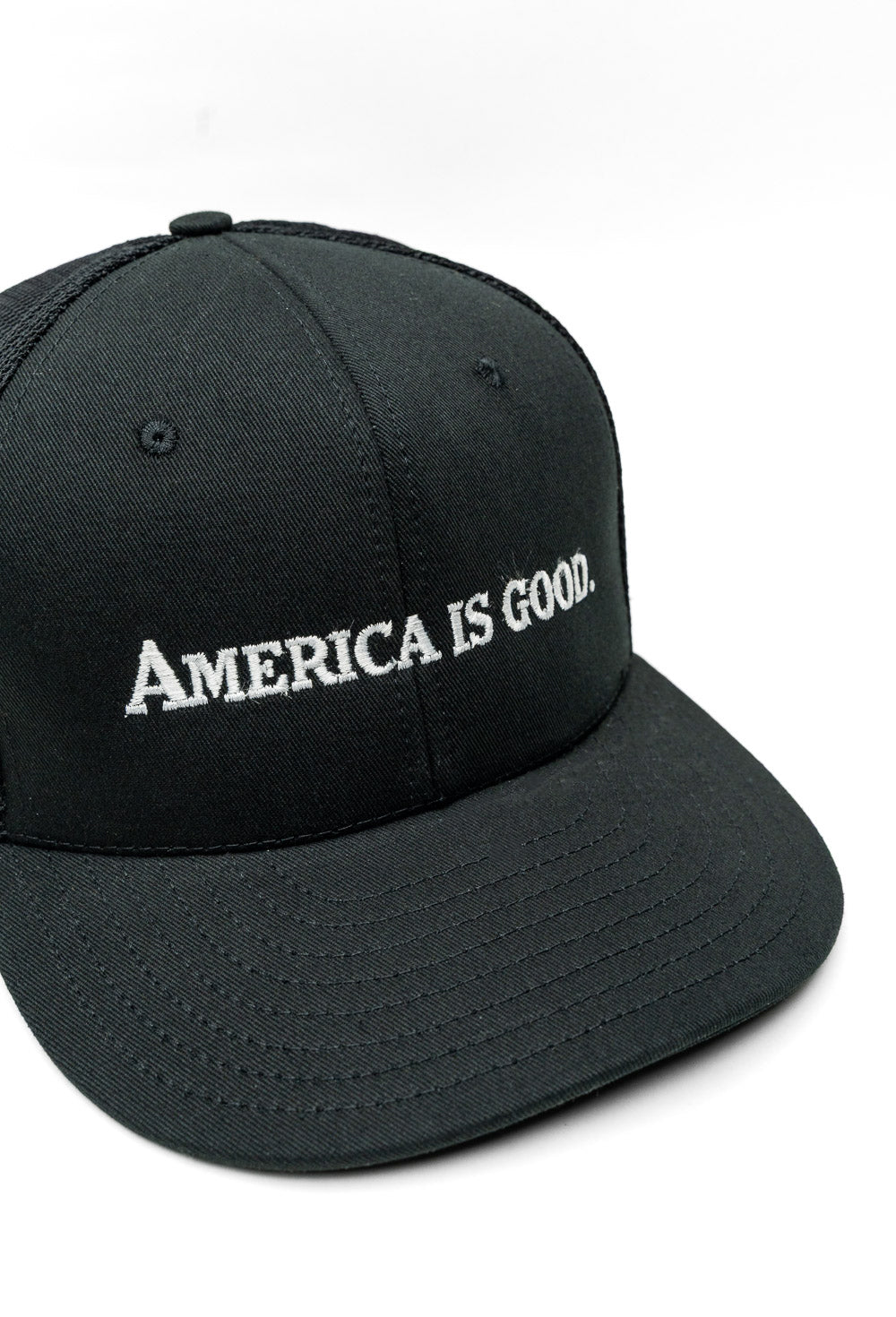 AMERICA IS GOOD SNAPBACK HAT
